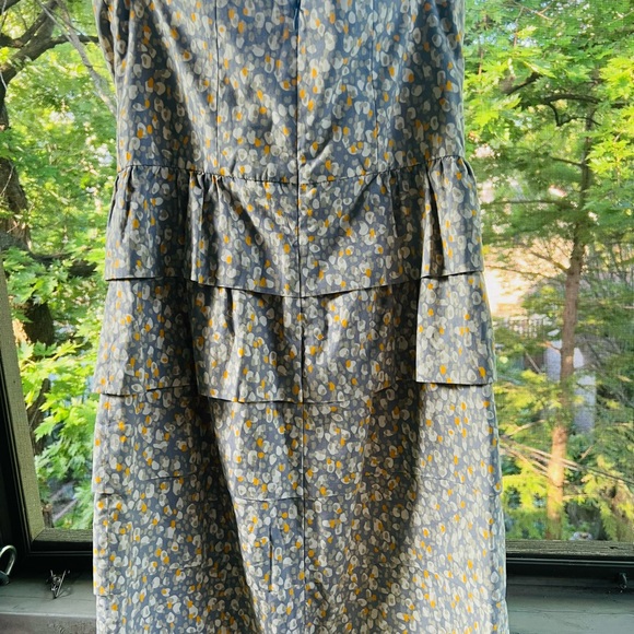 J Crew Summer Pattern Strapless Sweetheart Neck Sundress - Picture 2 of 5